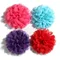 4.4"11CM Fashion Chiffon Mesh Flowers For Hair Accessories Fluffy Fabric Lace Flower For Kids Girls