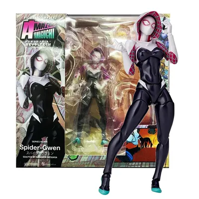 Marvel Gwen Stacy Action Figure Spider Gwen Miles Morales Figures AMAZING YAMAGUCHI Spiderman Model The Amazing Spider-Man Toys