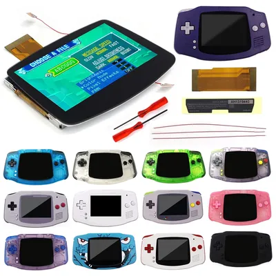Hispeedido GBA IPS LCD V5 Laminated Drop In 720X480 Backlight Backlit Retro Pixel KIT For Game Boy