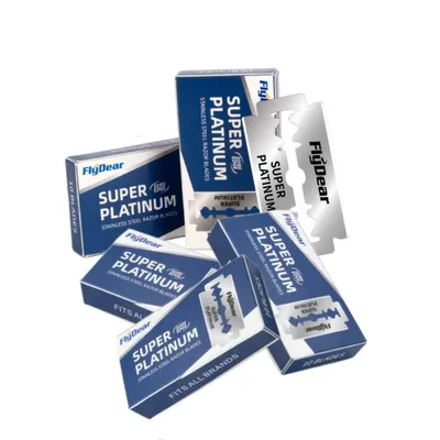 100pcs Double Edge Safety Razor Blades Stainless Steel Razor Blades Fits Most Safety Manual Razors