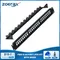 ZoeRax 24 Port Blank Patch Panel UTP with Adjustable Rear Cable Management Bar for RJ45 CAT5e, CAT6, CAT6A, USB, HDMI