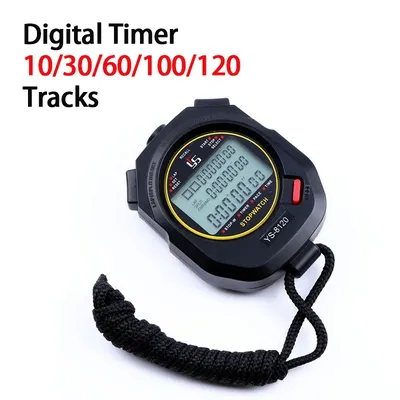 Electronic Stopwatch Timer Professional Digital Handheld Training Timer Portable Outdoor Sports