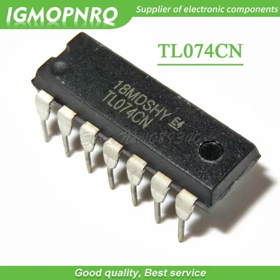 50pcs TL074CN TL074 DIP-14 Amps JFET Input Low Noise Operational Amplifiers - Op new original