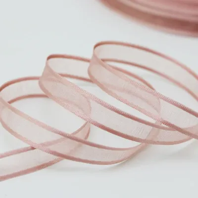 (50 Yards/roll) 3/8'' (10mm) Width Broadside Organza Ribbons Wholesale Gift Wrapping Decoration Handmade DIY Ribbon