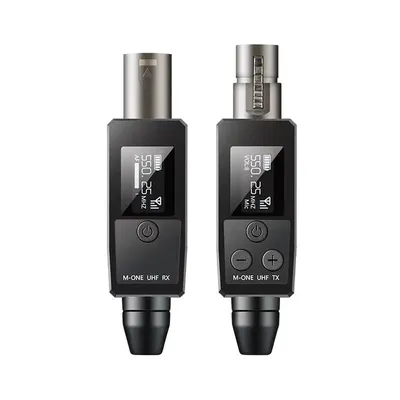 VK-38 UHF Wireless Microphone Converter XLR Transmitter And Receiver For Dynamic Microphone Guitar