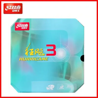 Original DHS Hurricane 3 NEO HURRICANE 3 Table Tennis Rubber Hurricane-3 Pips-in Original DHS Ping