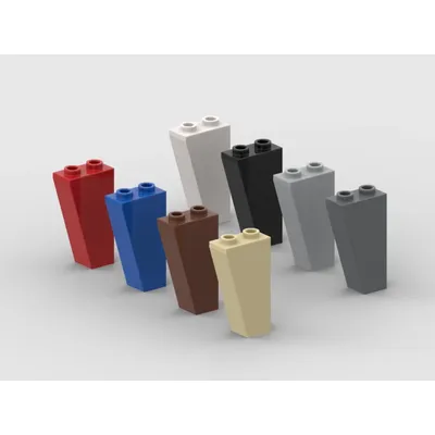 *Slope Brick 2x1x3 inverted*50pcs DIY enlighten block brick part No.2449, Compatible With Other