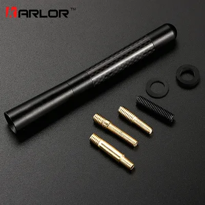 Car Antenna style Carbon Fiber radio fm antena for Ford Focus MK2 MK3 Fiesta kia honda VW Peugeot