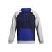 Under Armour Men's Colorblock Rival Fleece Hoodie (Size M) Midnight Navy, Cotton,Polyester