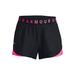 Under Armour Women's Play Up Short 3.0 (Size L) Black-Rebel Pink, Polyester