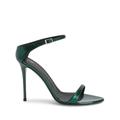 Beverlee 105mm Satin Sandals - Green - Giuseppe Zanotti Heels