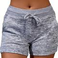 Dual Pockets Drawstring Shorts, Casual Shorts For Spring & Summer, Women's Clothing