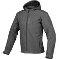 Germot Snake giacca softshell da moto impermeabile, grigio, dimensione XL