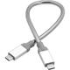 Verbatim - usb 3.1 / Type-C to Type-C Sync- & Ladekabel 30cm (Stainless Steel) Gen. 2 (48867)