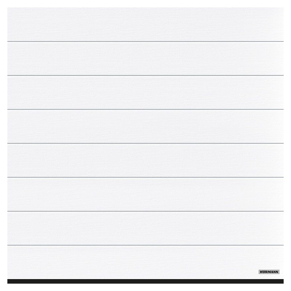 HÖRMANN Sektionaltor LPU42 mit Zarge M-Sicke weiß, Zarge mit L-Beschlag, 2500x2125 mm Image