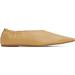 Tan Pointy Ballerina Flats