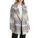 Oversize Plaid Peacoat