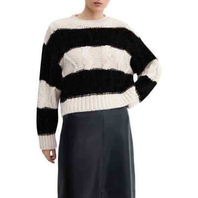 Contrasting Stripe Sweater