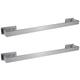 24-Inch Bath Towel Bars 2 Pack Self-Adhesive Bathroom Towel Bars for Wall Mounted and No Drilling Towel Rack Sticky on Kitchen Hand Towel Holder Stainless Steel Brushed Nickel Gold Chrome Black