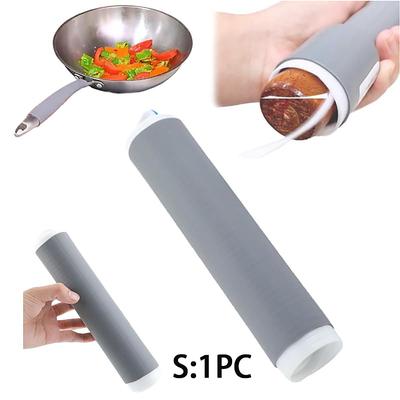 1pc Handle Sleeve Wok Handle Heat Insulation Cover Handmade Iron Pot Anti-scalding Rubber Cover Household Stainless Steel Pot Handle Cover Milk Pot Frying Pot Handle Cover