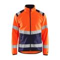 Veste softshell Blaklader haute visibilité double couche Orange / Marine 4XL - Orange / Marine