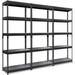 BATH Metal Shelving Unit Wood/Wire/Metal in Black | 71.3 H x 31.89 W x 16.18 D in | Wayfair B4617608