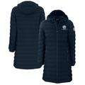 Women's Cutter & Buck Navy George Washington University Vault Mission Ridge Repreve Eco Insulated Long Puffer Jacket