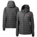 Women's Cutter & Buck Gray Dayton Flyers Vault Mission Ridge Repreve Eco Insulated Long Puffer Jacket