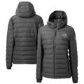 Women's Cutter & Buck Gray Pitt Panthers Vault Mission Ridge Repreve Eco Insulated Long Puffer Jacket