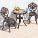 Bloomsbury Market Cast aluminum patio dining table & chair set | Wayfair 087C116E938143C28BF16534B81EC48D