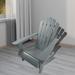 House of Hampton® Reclining Wooden Outdoor Rocking Adirondack chair, walnut | Wayfair 3331CCA12A2E456EA63F218DB5F0E799