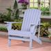 Highland Dunes Wooden Adirondack Chair, Outdoor Patio Lawn Chair w/ Cup Holder | Wayfair 49ABF5FCBB0F43E291AEE30397159D0B