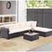 Latitude Run® 7 Pieces Outdoor Patio Furniture Set, Sectional Conversation Sofa Set | Wayfair 47D5F381B999493EBFD912905674D1CF