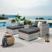 Arlmont & Co. Smantha 4 - Person Outdoor Seating Group | Wayfair 2D2EF37B4AD0430995CF54DEF683F1EF