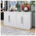 Latitude Run® Sideboard w/ 4 Doors Large Storage Space Buffet Cabinet w/ Adjustable Shelves | 32 H x 60 W x 16 D in | Wayfair