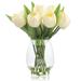 Primrue Artificial Tulip In Vase, Glass | Wayfair 407C3ECC510C4C0CA265E9ACE198C01A