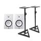 Yamaha HS7W Full-Range Studio Monitor White with Monitor Stands