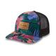 Dakine Adjustable Peak to Peak Trucker Hat - Black Tropidelic