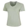 ASICS Road V-Neck Running Shirts Women - Olive, Size M