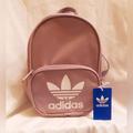 Adidas Bags | Adidas Originals Women's Originals Santiago Mini Backpack Lavender White Letters | Color: Purple | Size: Os