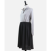 Anthropologie Dresses | Anthropologie Amadi Size M Contrast Polo Midi Dress Gray Black Sporty | Color: Black/Gray | Size: M