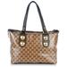 Gucci Bags | Gucci Leather Gg Monogram Babouska Tote Bag Excellent Condition | Color: Brown | Size: 10 X 13 X 6 Strap Length 9