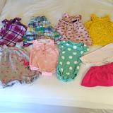 Ralph Lauren Dresses | Baby Girl Lot Of 9 Dresses And Onsies 6-12 Mos | Color: Pink/Purple | Size: 6-9mb