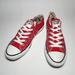 Converse Shoes | Converse All Star Low Red Canvas Sneakers Size Women's 7 Men's 5 | Color: Red/White | Size: 7