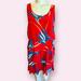 Anthropologie Dresses | Anthropologie Silk Sariah Ribbon Grass Dress | Color: Blue/Red | Size: 8