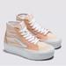 Vans Shoes | Nwt Vans Sk8-Hi Tapered Stackform Peach Color Block Platform Shoes | Color: Orange | Size: 7