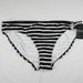 Ralph Lauren Swim | Lauren Ralph Lauren Black Striped Side-Ring Hipster Swim Bottom Size 16 - New | Color: Black/White | Size: 16
