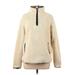 Thread & Supply Fleece Jacket: Ivory Jackets & Outerwear - Women's Size Large