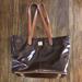 Dooney & Bourke Bags | Patent Leather Dooney & Bourke Tote Bag | Color: Brown/Red | Size: Os