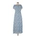 Chico's Casual Dress: Blue Dresses - Women's Size Small